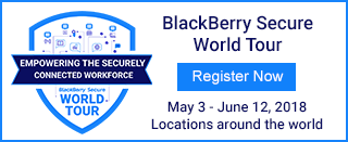 BlackBerry Secure World Tour Register Now