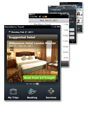 Travel Better. Travel with BlackBerry.