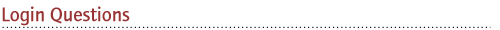 Login Questions
