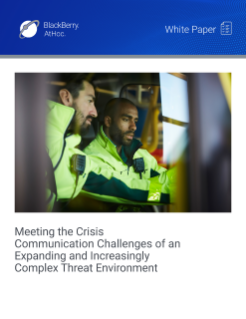 PDF cover for Meeting the Crisis Communication Challenges of an Expanding and Increasingly Complex Threat Environment